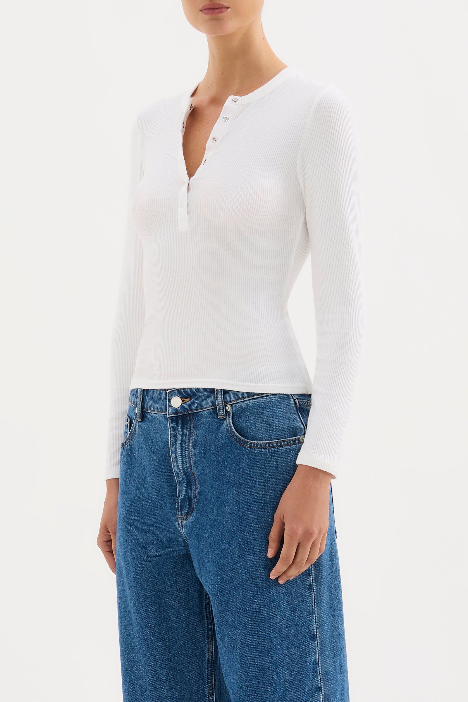 Binx Ls Top White 