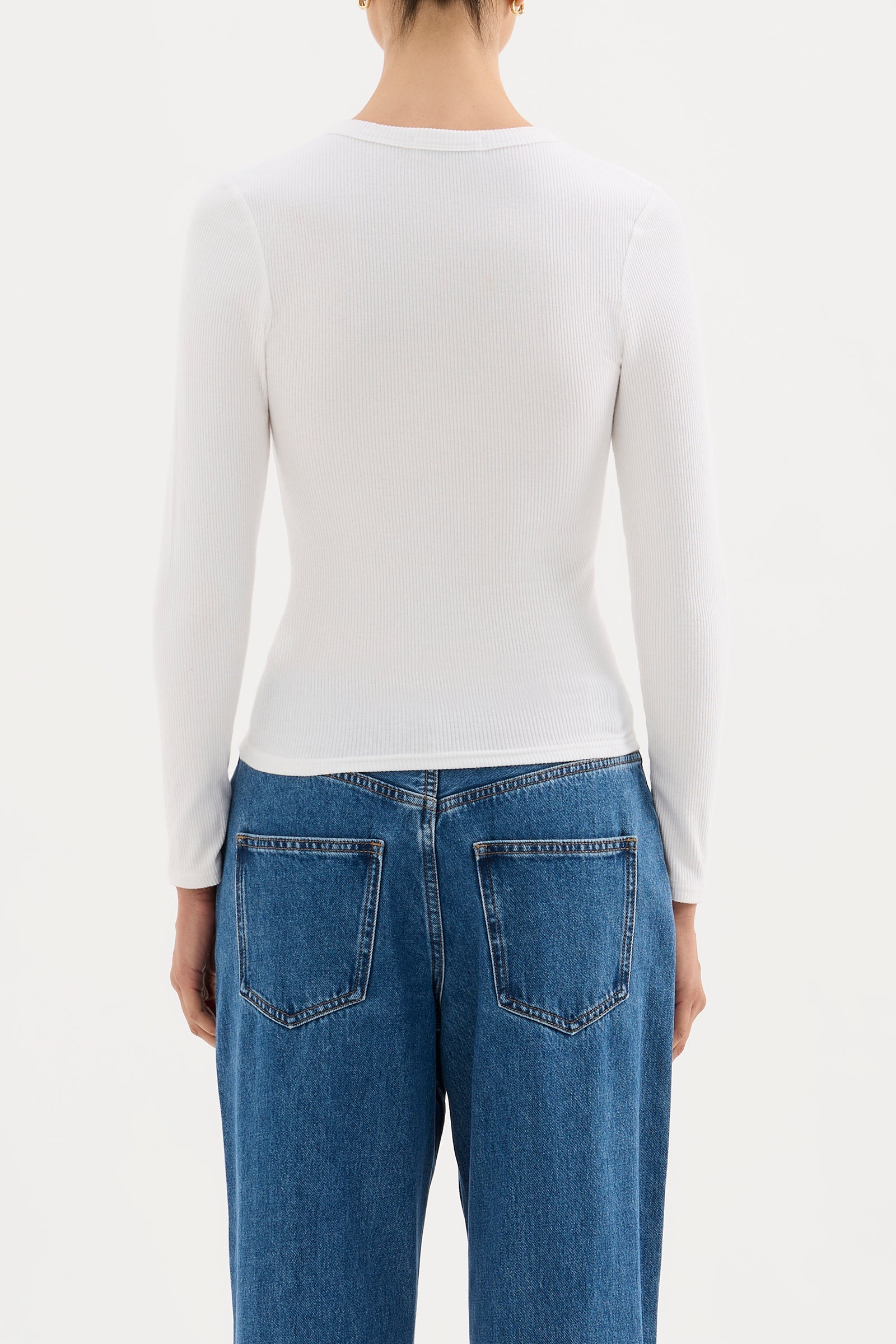 Binx Ls Top White 