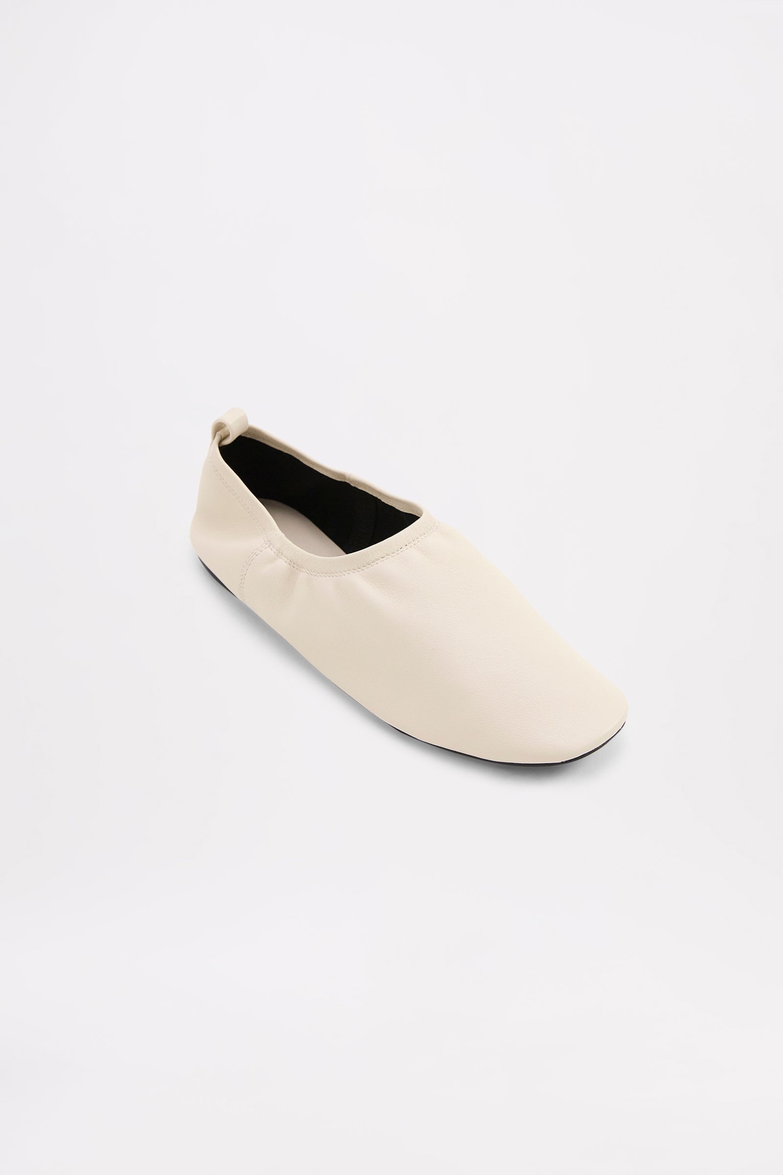 Haven Leather Flat Ivory 