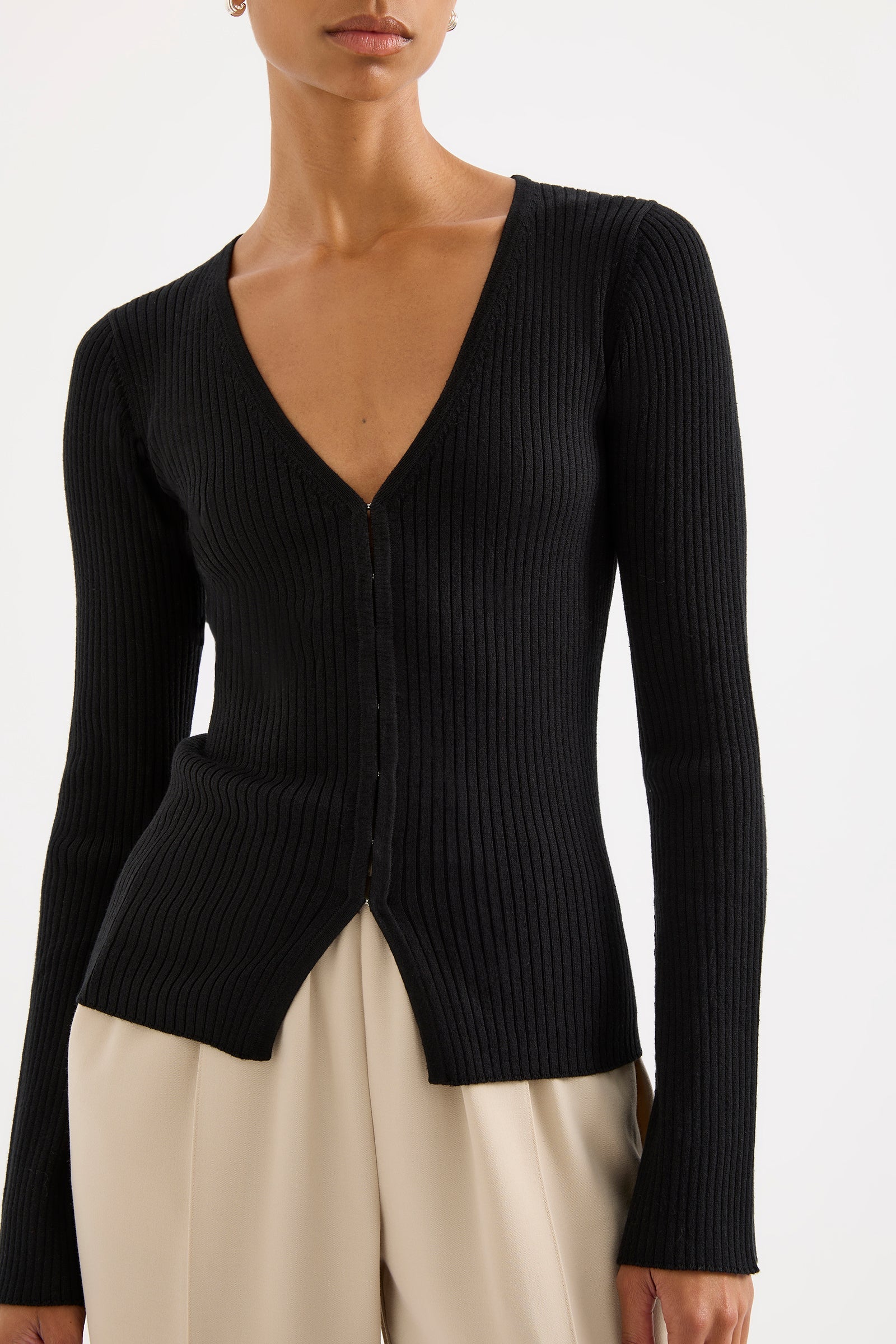 Ettiene Knit Cardigan Black 