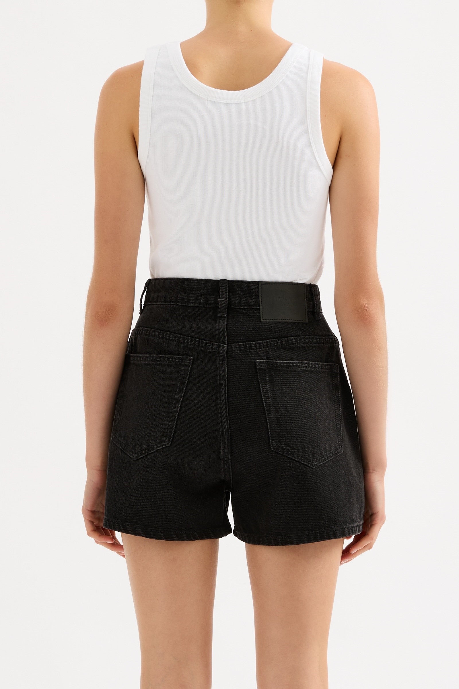 Organic Emblem Singlet White 